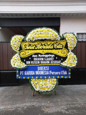 Papan Bunga Duka di Toba Samosir