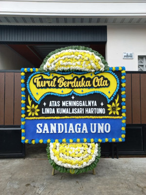 Papan Bunga Duka di Toba Samosir